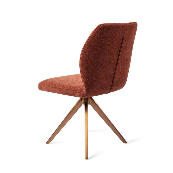 Ikata Eetkamerstoel Turn rose - Cosy Copper