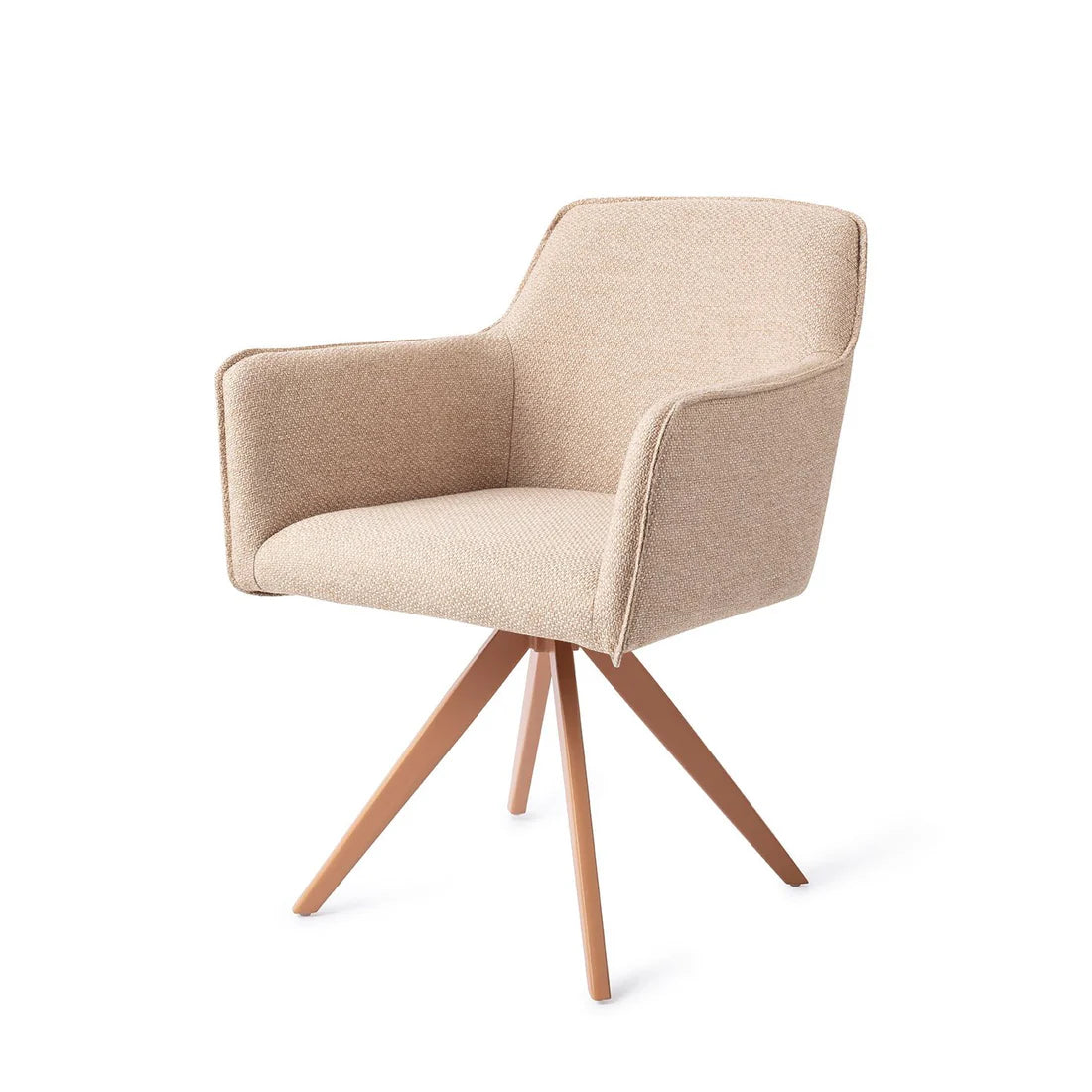 Hofu Eetkamerstoel Turn Peach - Wild Walnut