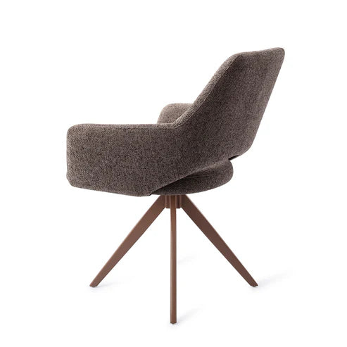 Yanai Eetkamerstoel Turn Brown - Amazing Grey