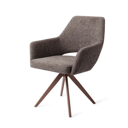 Yanai Eetkamerstoel Turn Brown - Amazing Grey