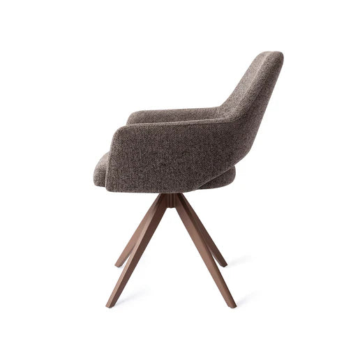 Yanai Eetkamerstoel Turn Brown - Amazing Grey