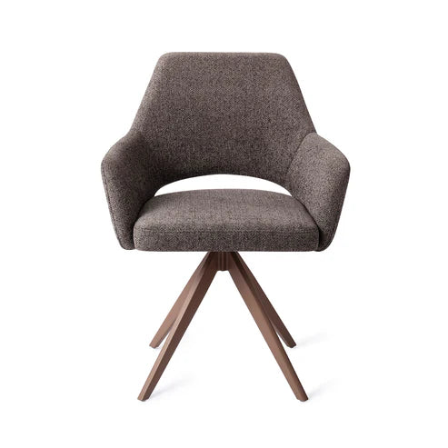 Yanai Eetkamerstoel Turn Brown - Amazing Grey