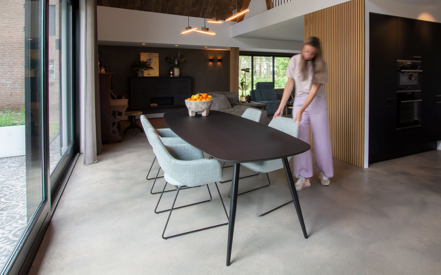 Eettafel Jasper / 240x100 cm / Arpa Fenix Nero Ingo