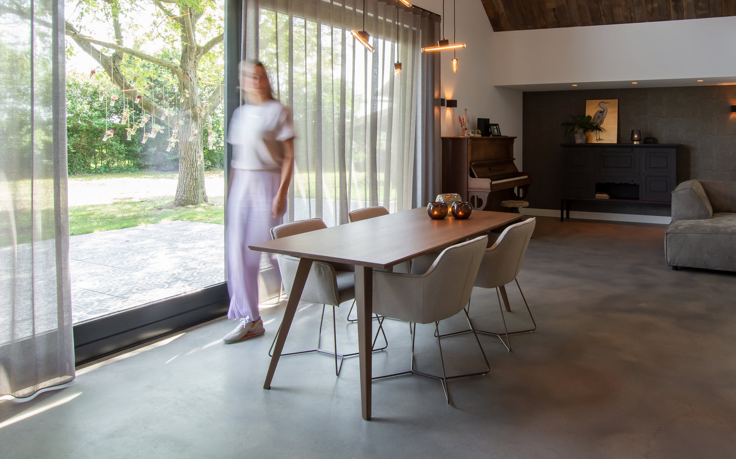 Eettafel Levi / 180x90cm / Eiken Noten