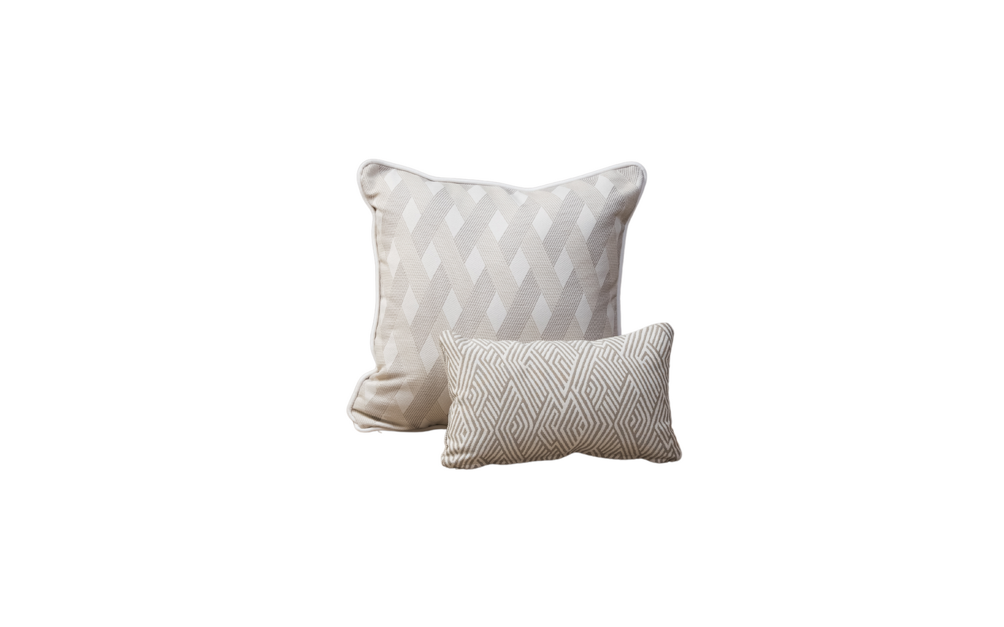 Kussenset Taupe (2 stuks)