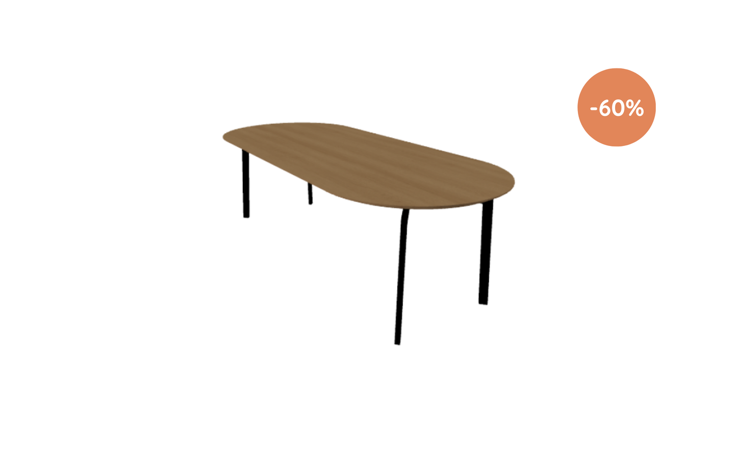 Eettafel Fenna / 240x100 cm / Eiken Gerookt