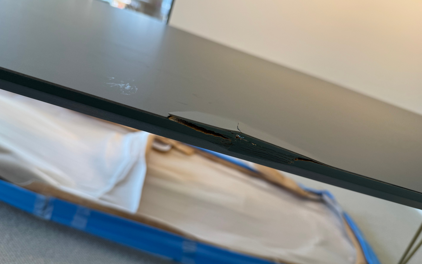 Eettafel Jasper / 300x100cm / Arpa Fenix UNI Verde Comodoro