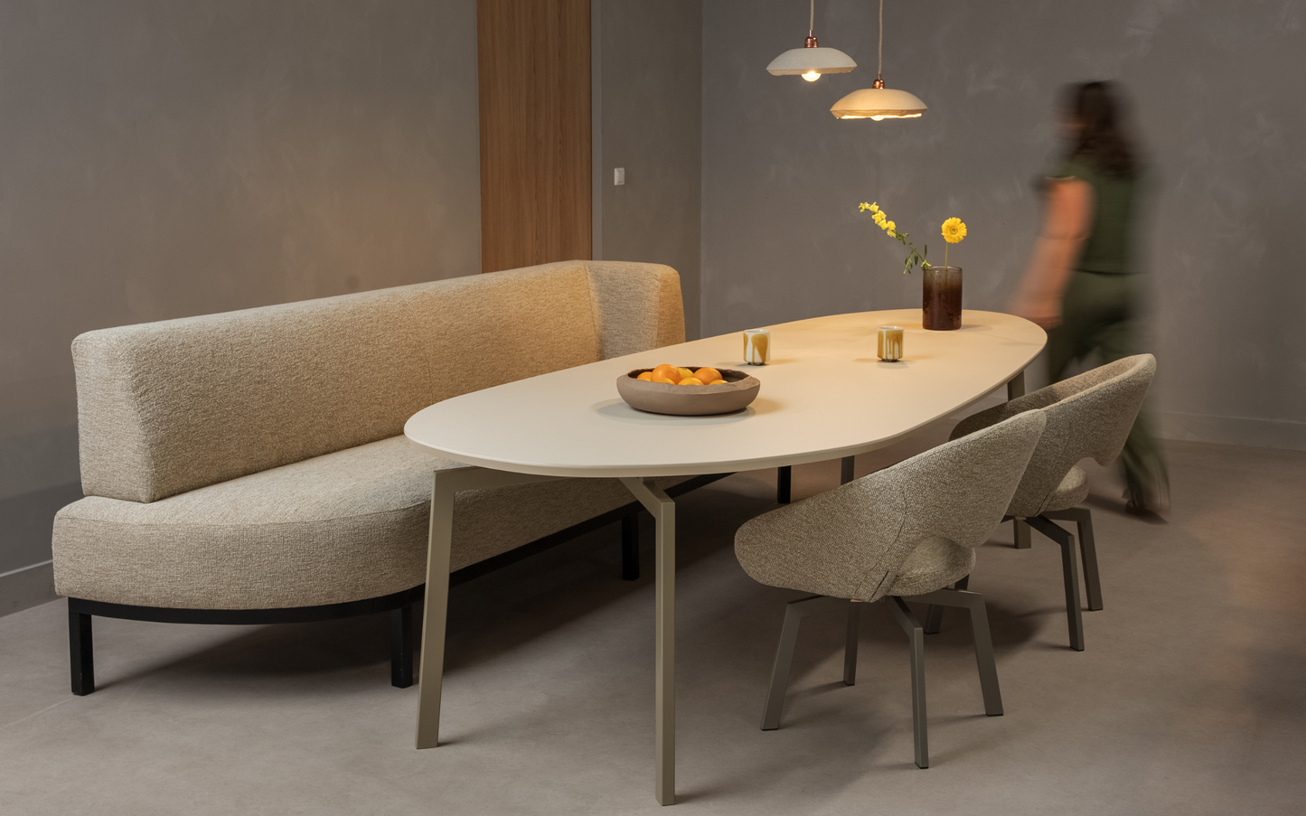 Eettafel Jimmy / 300x120cm / UNI Arpa Fenix Beige Luxor