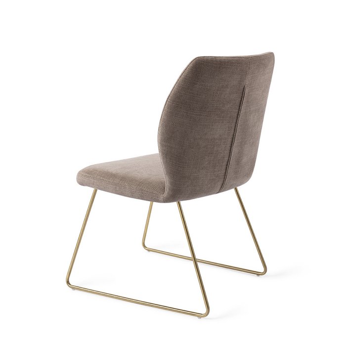 Ikata eetkamerstoel Slide Gold - Mocha Mist