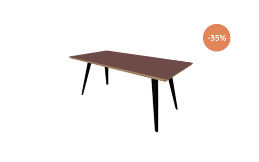 Eettafel Levi / 180x80cm / Arpa Fenix Rosso Jaipur