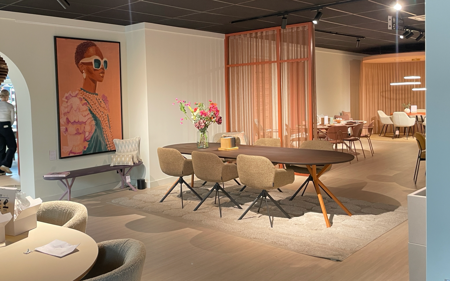 Eettafel Fenna / 280x120 cm / Eiken warm gerookt