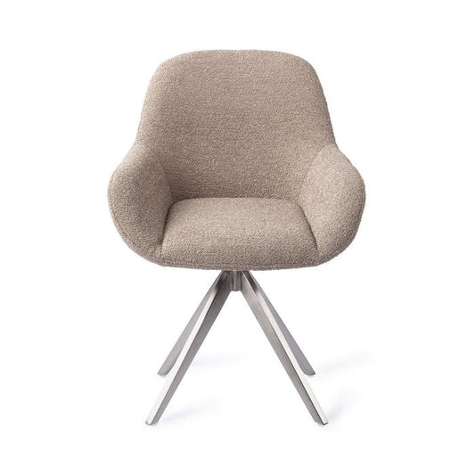 Kushi eetkamerstoel Turn Steel - Stone Haze