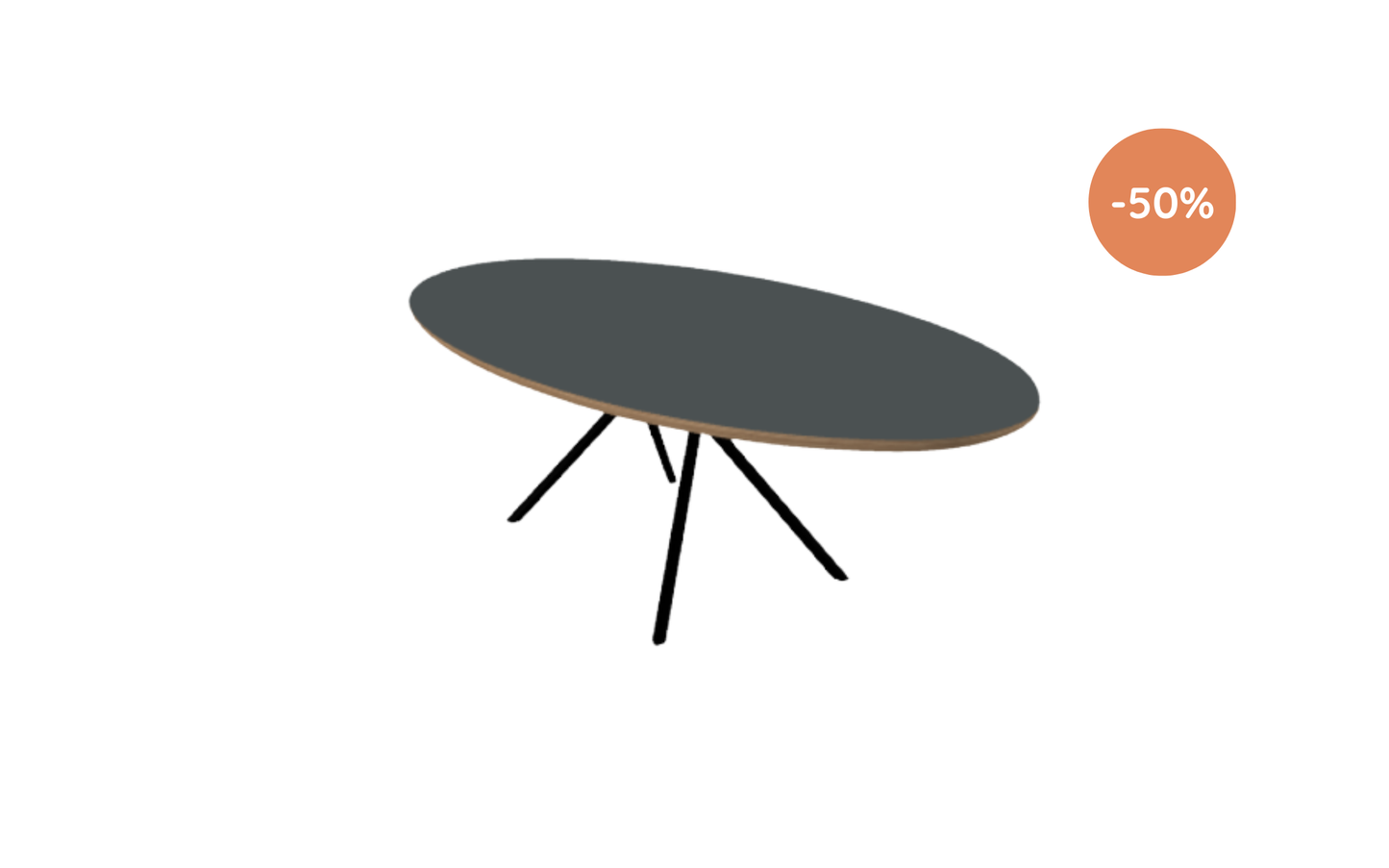 Eettafel Nora / 240x120 / Arpa Fenix Grigio Bromo