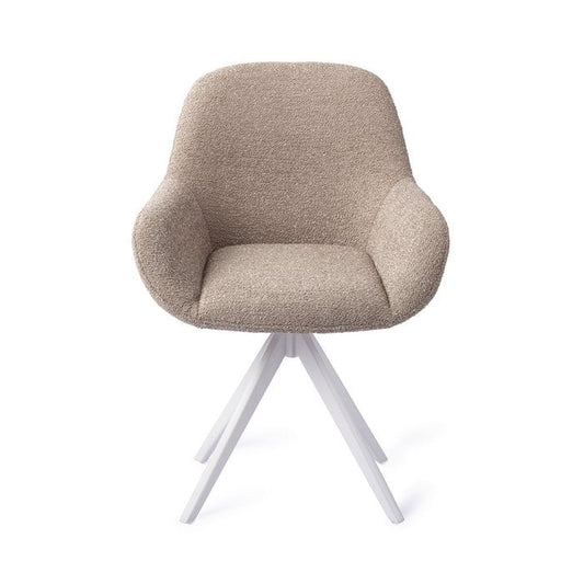 Kushi eetkamerstoel Turn White - Stone Haze