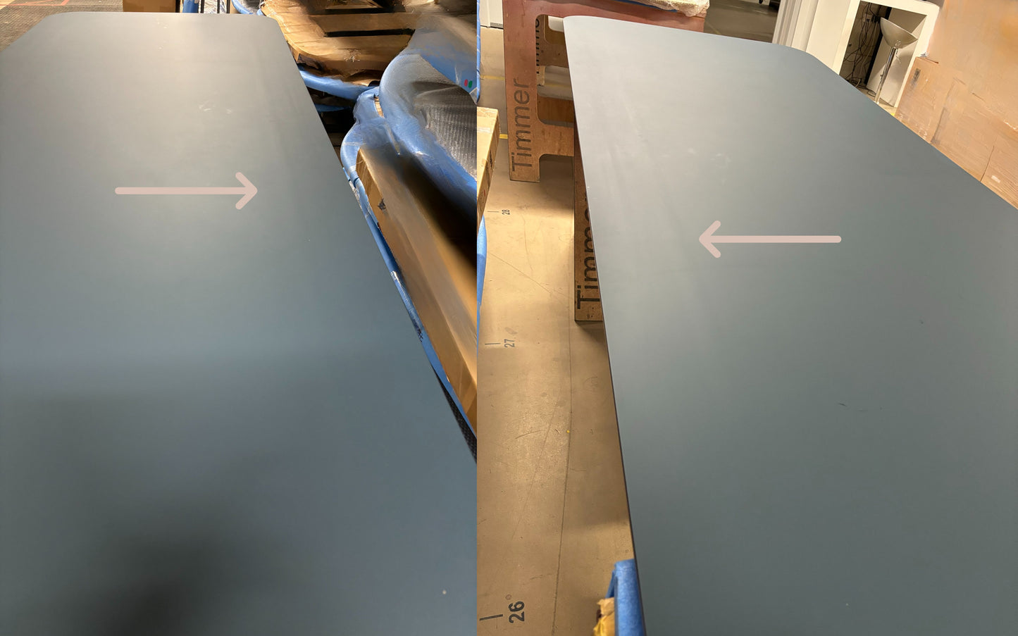 Eettafel Olaf / 260x100cm / Arpa Fenix Blu Shaba