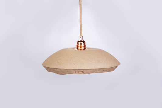 Keramieken lamp Sam - spikkelbeige