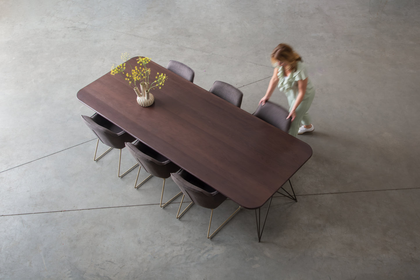 Eettafel Olaf / 280x110 cm / Eiken Warm gerookt