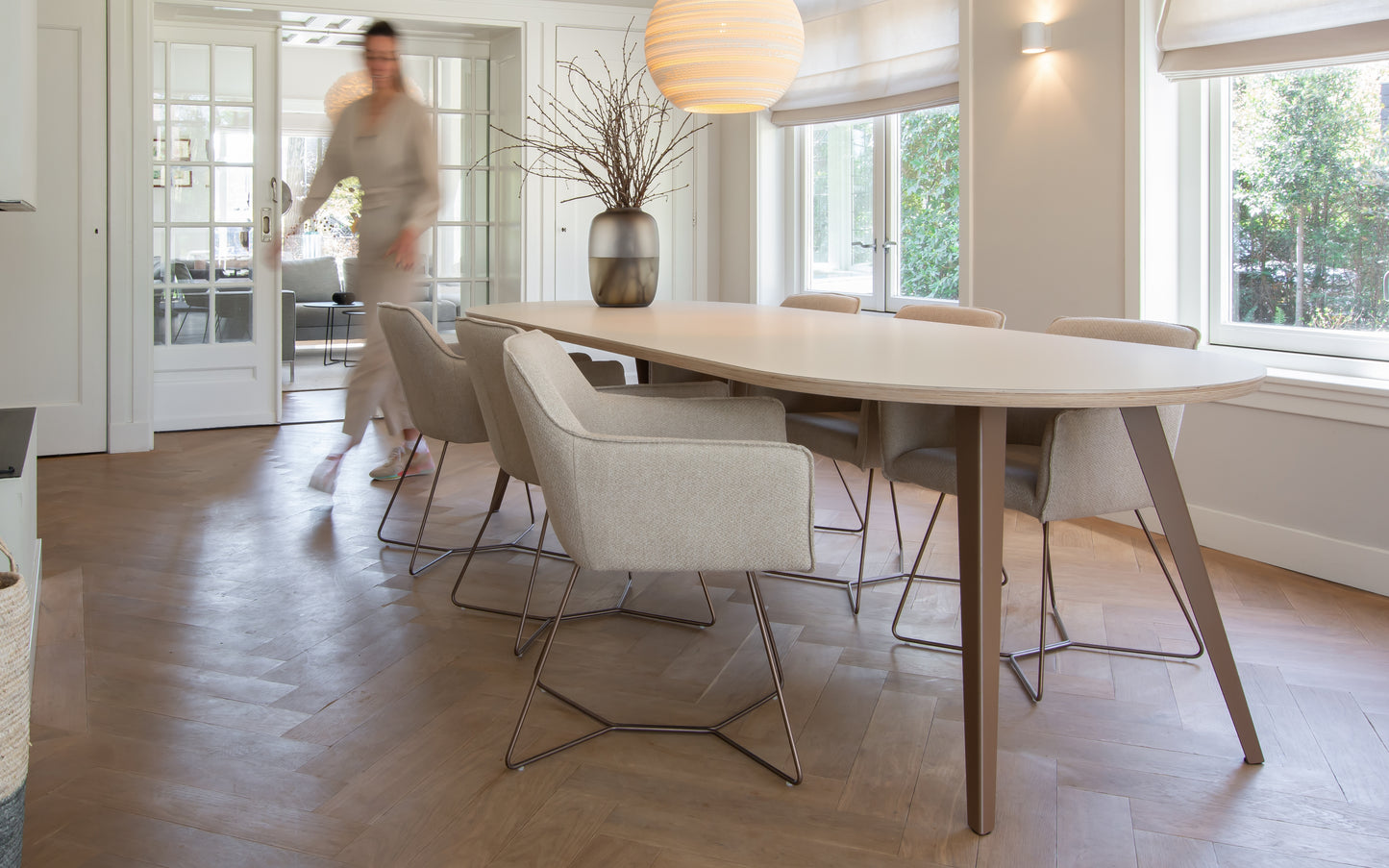 Eettafel Fenna / 180x90 cm / Arpa Fenix Beige Luxor