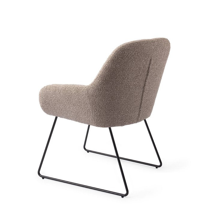 Kushi eetkamerstoel Slide Black - Stone Haze