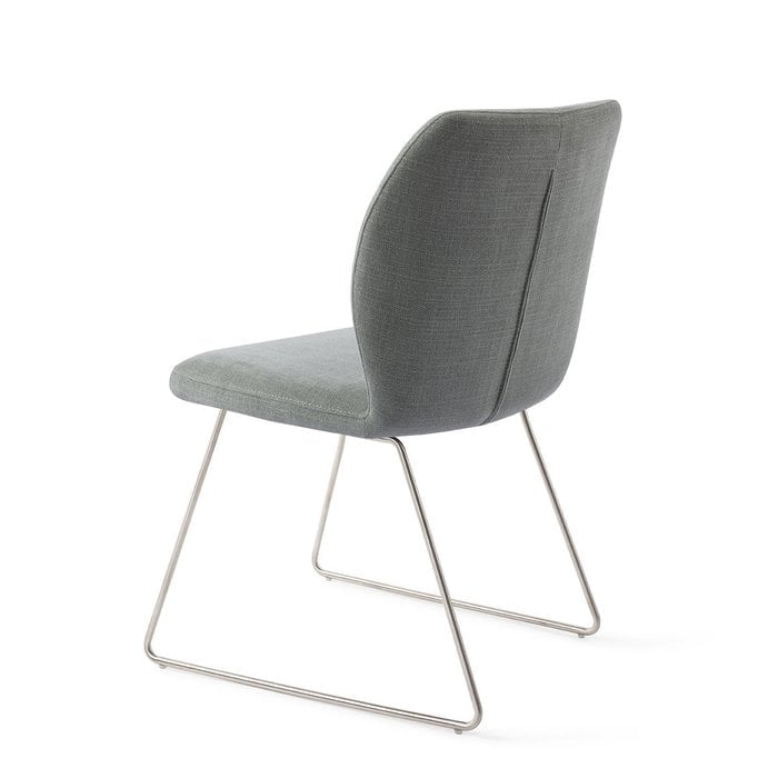 Ikata eetkamerstoel Slide Steel - Breezy Blue