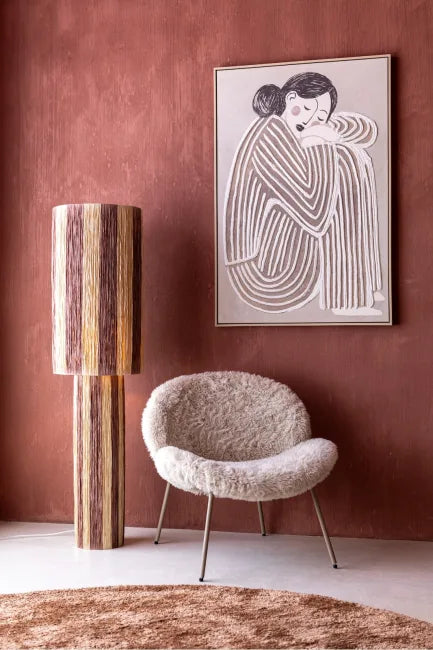 Billie Vloerlamp - Bruin