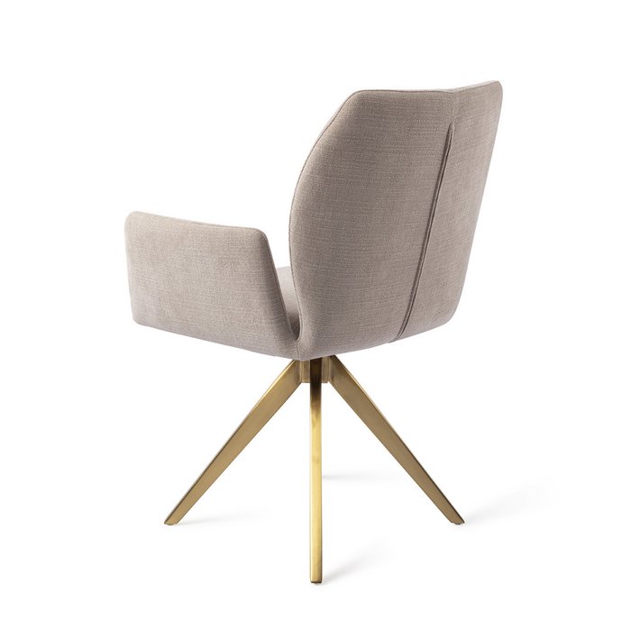 Misaki eetkamerstoel Turn Gold - Sand Strand