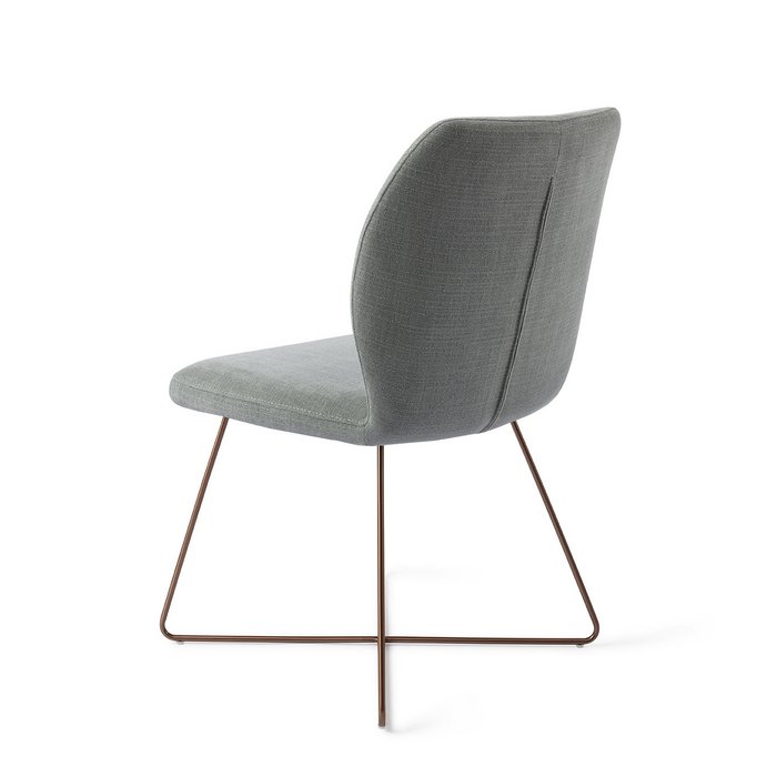 Ikata eetkamerstoel Cross Rose - Breezy Blue