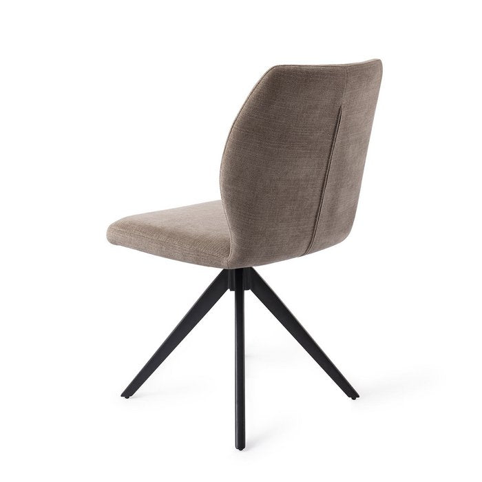 Ikata eetkamerstoel Turn Black - Mocha Mist