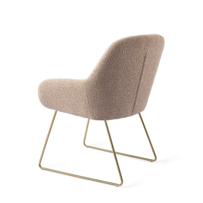 Kushi eetkamerstoel Slide Gold - Flax Relax