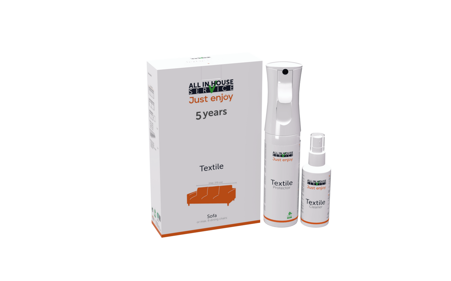 All-in House Service 5 jaar – Bank/Sofa Textiel (5-8 stoelen)