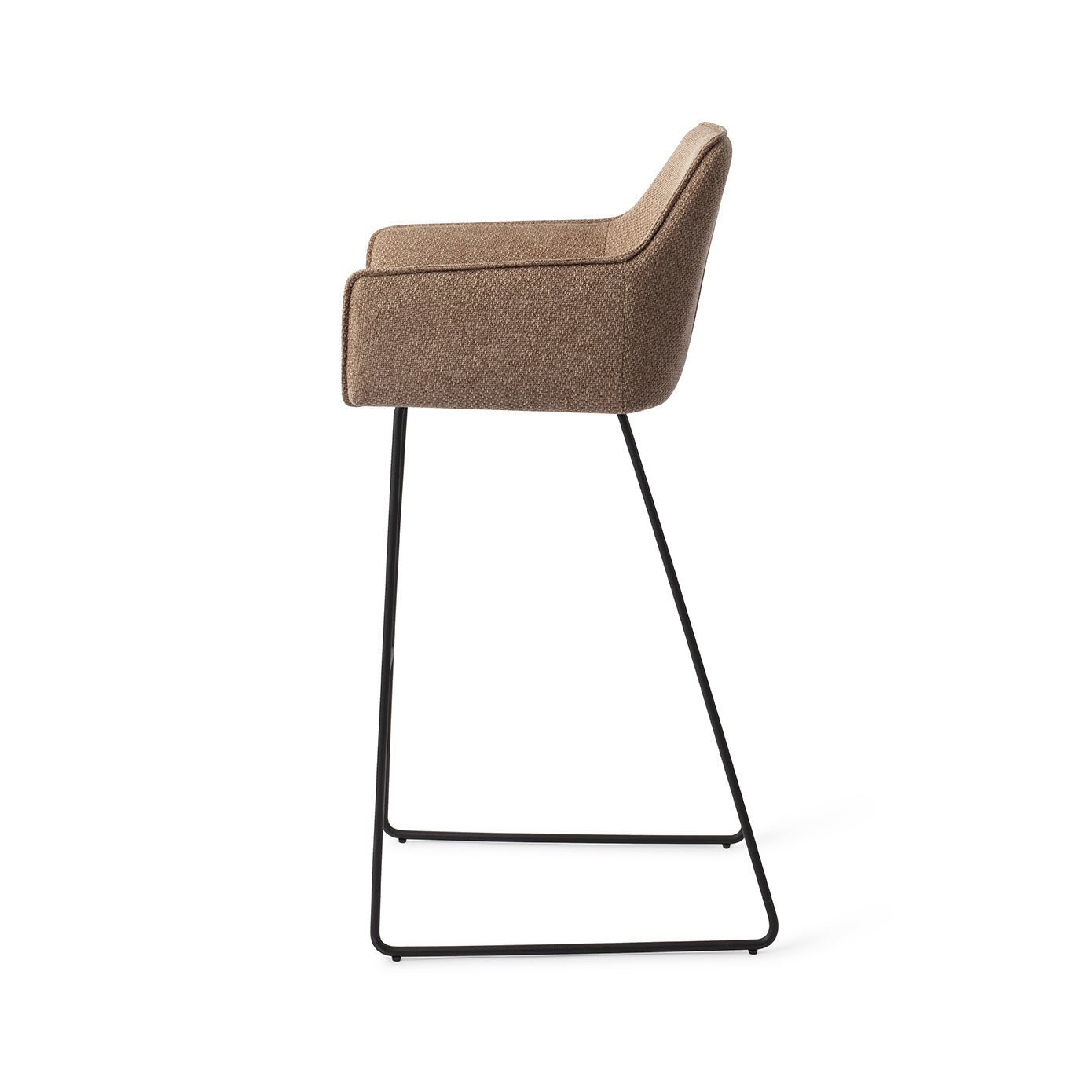 Hofu Barkruk Slide Black (H) - French Toast