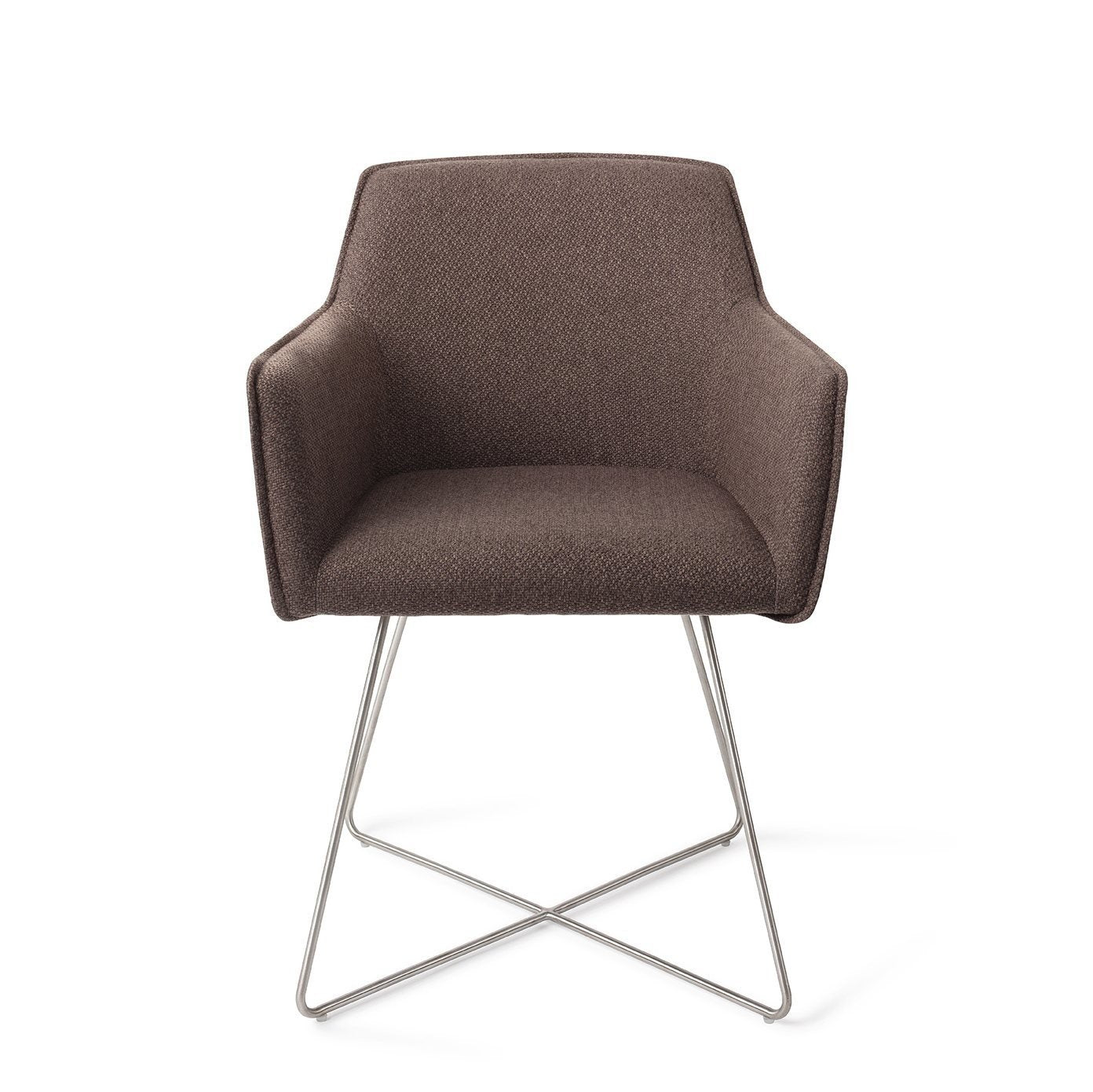 Hofu Eetkamerstoel Cross Steel - Potters Clay