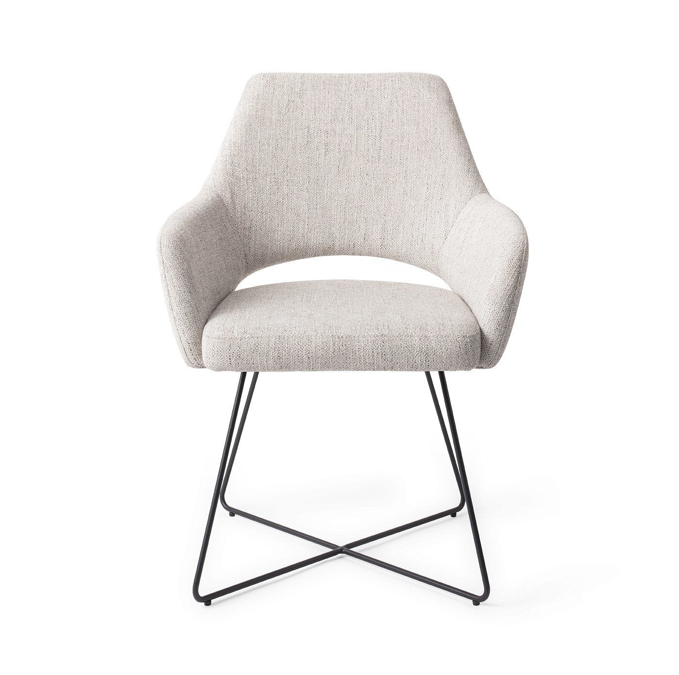 Yanai Eetkamerstoel Cross Black - Pigeon