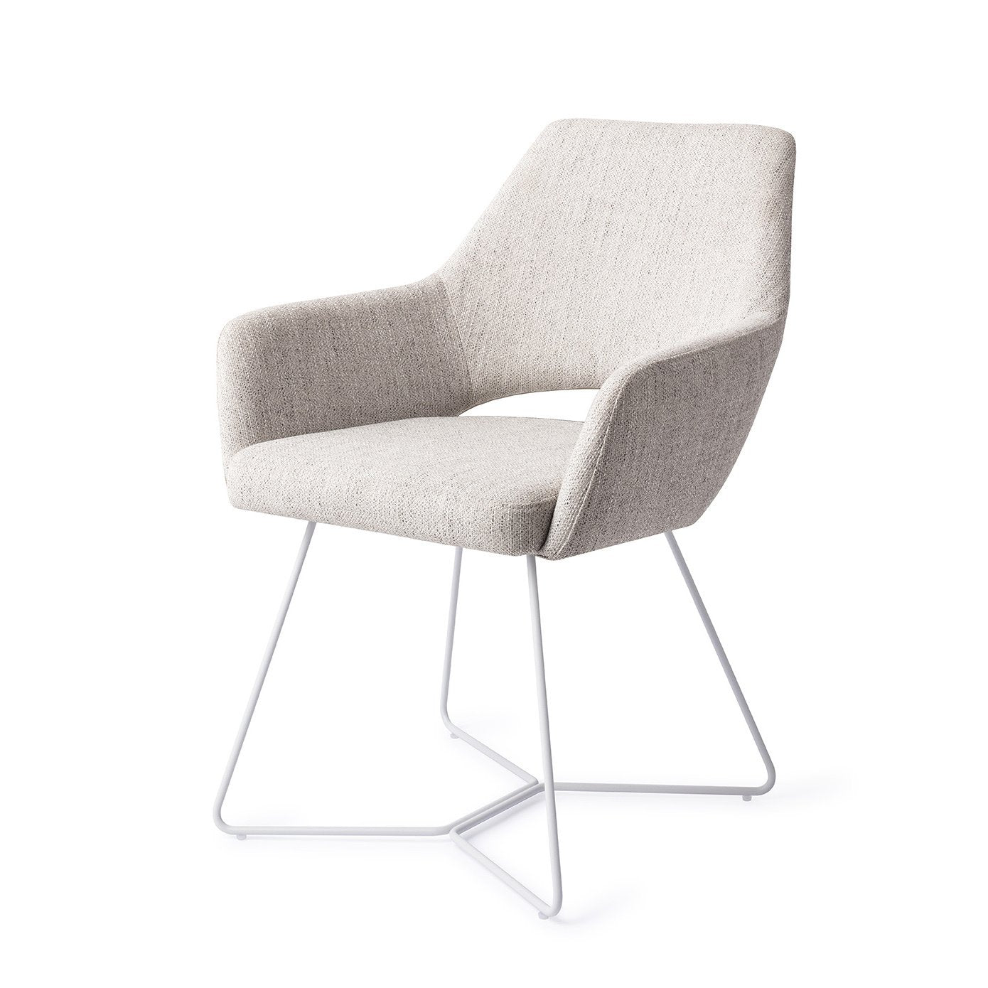 Yanai Eetkamerstoel Beehive White - Pigeon