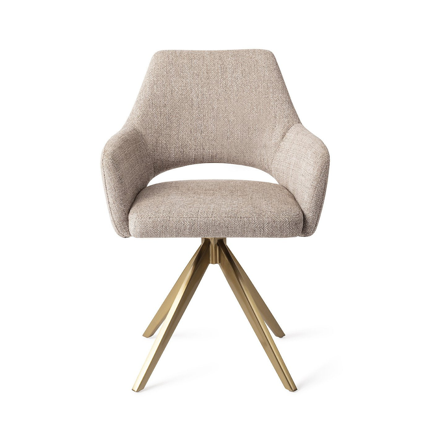 Yanai Eetkamerstoel Turn Gold - Biscuit Beach