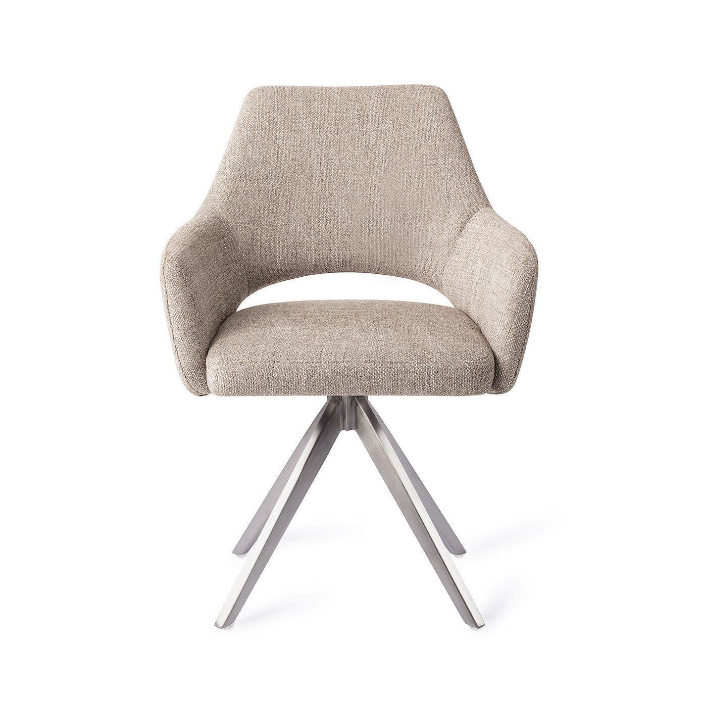 Yanai Eetkamerstoel Turn  Steel - Biscuit Beach