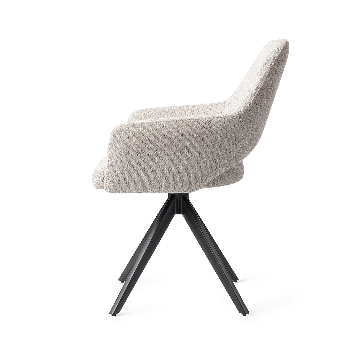 Yanai Eetkamerstoel Turn Black - Pigeon