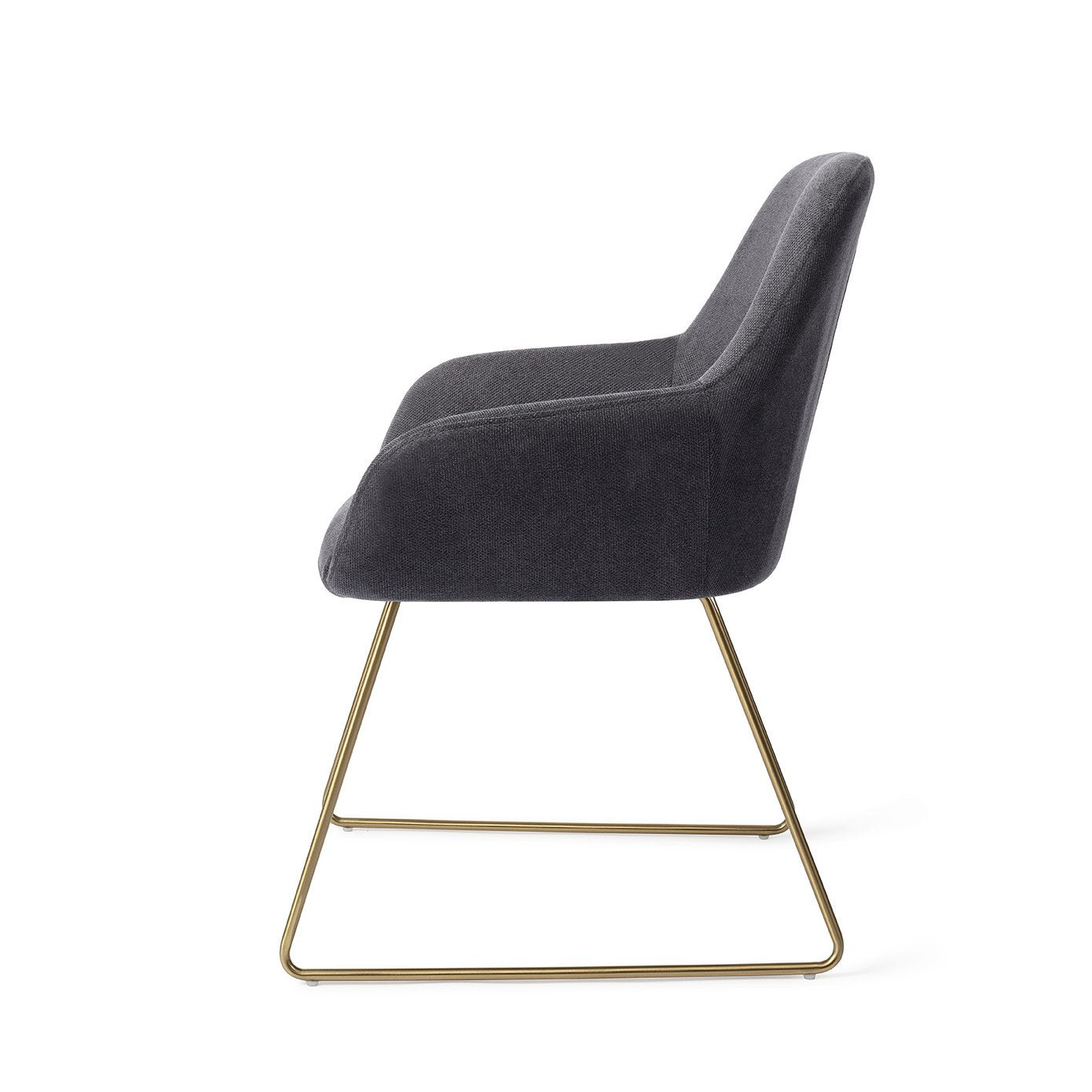 Kushi Eetkamerstoel Slide Gold - Black-Out