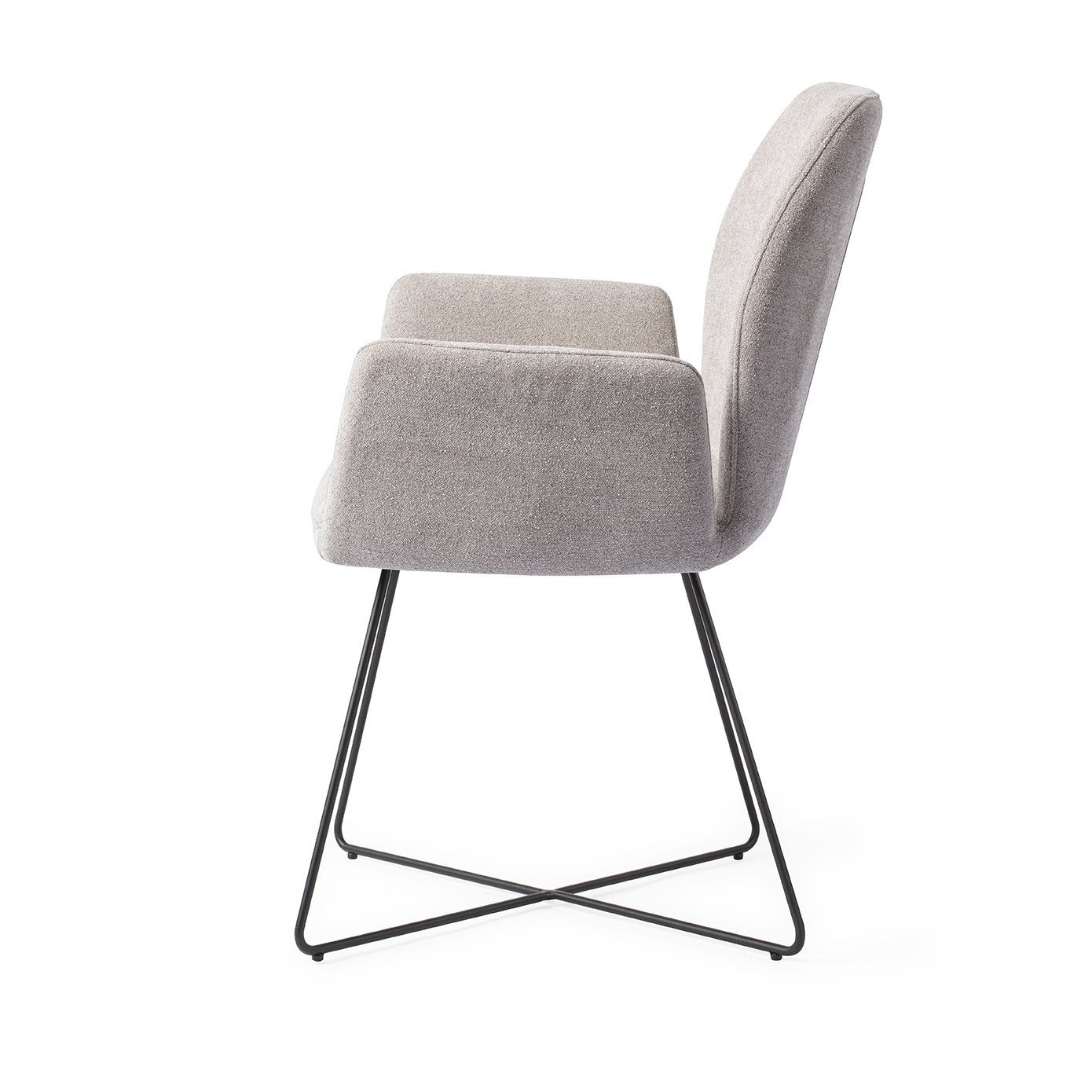 Misaki Eetkamerstoel Cross Black - Pretty Plaster