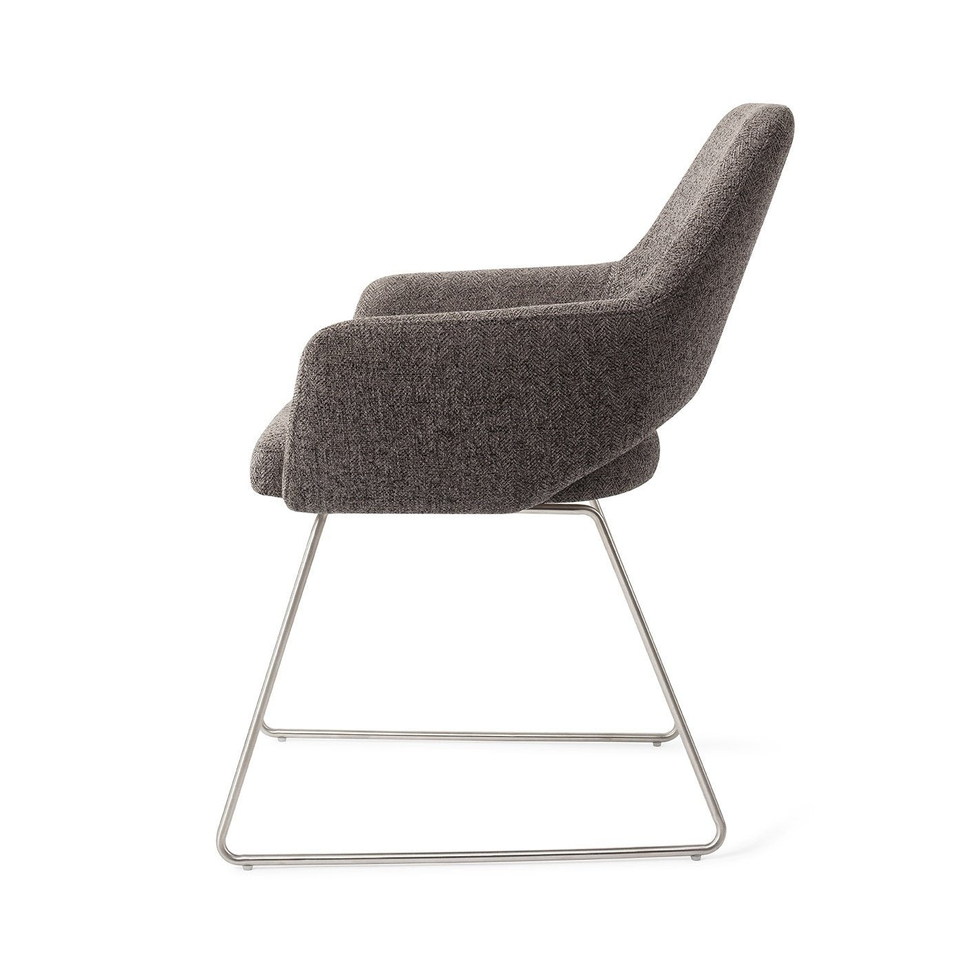 Yanai Eetkamerstoel Slide Steel - Amazing Grey