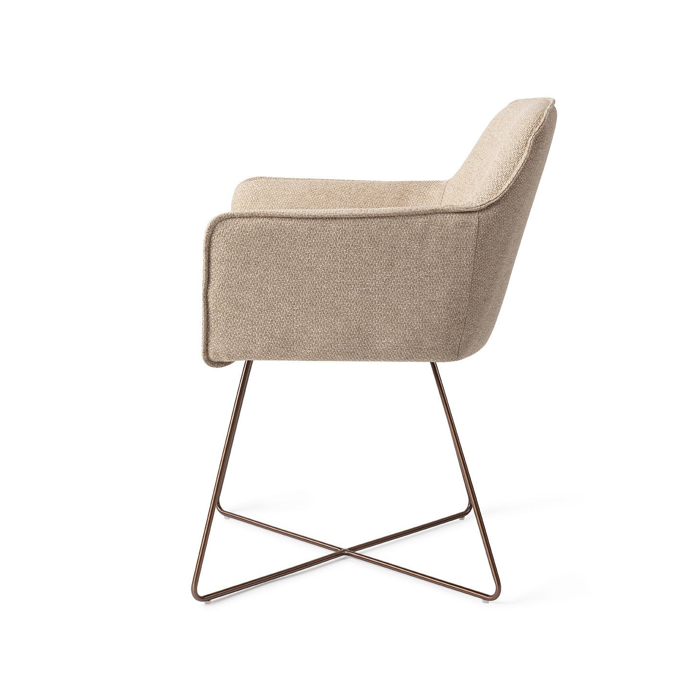 Hofu Eetkamerstoel Cross Rose - Wild Walnut