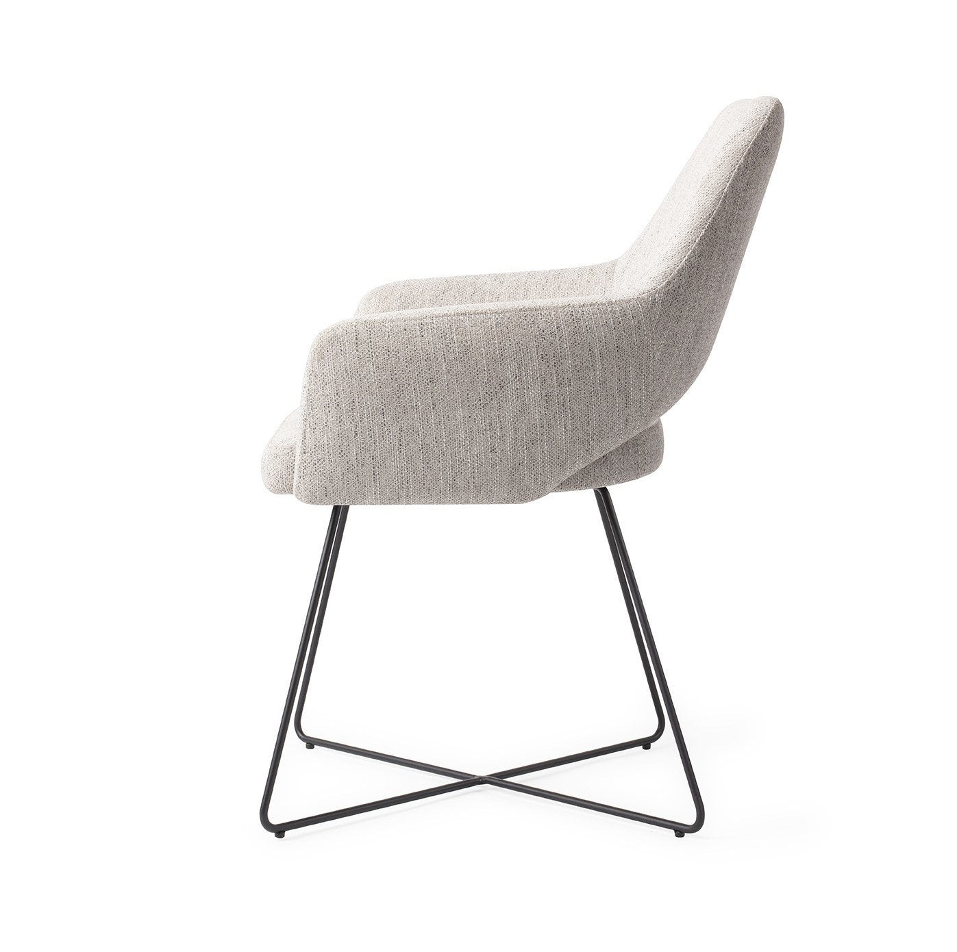 Yanai Eetkamerstoel Cross Black - Pigeon