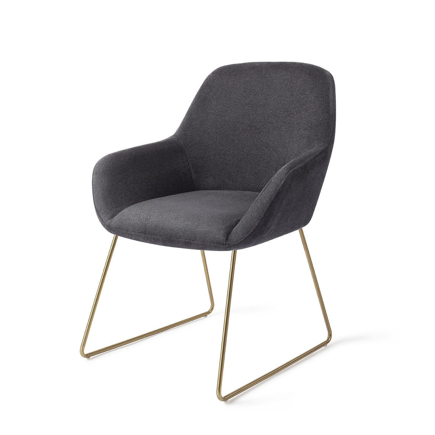 Kushi Eetkamerstoel Slide Gold - Black-Out