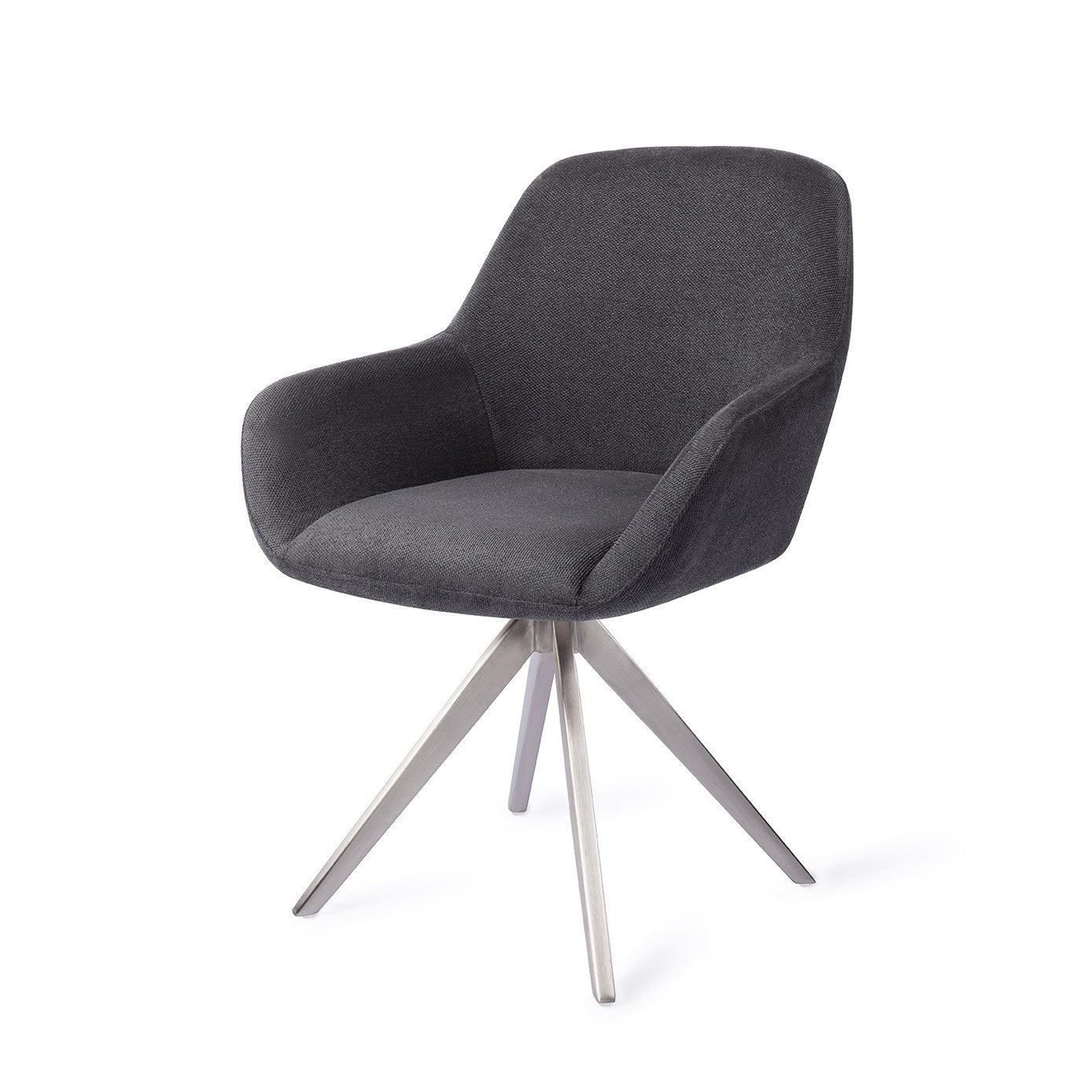 Kushi Eetkamerstoel Turn Steel - Black-Out