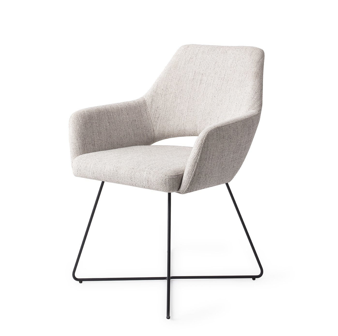 Yanai Eetkamerstoel Cross Black - Pigeon