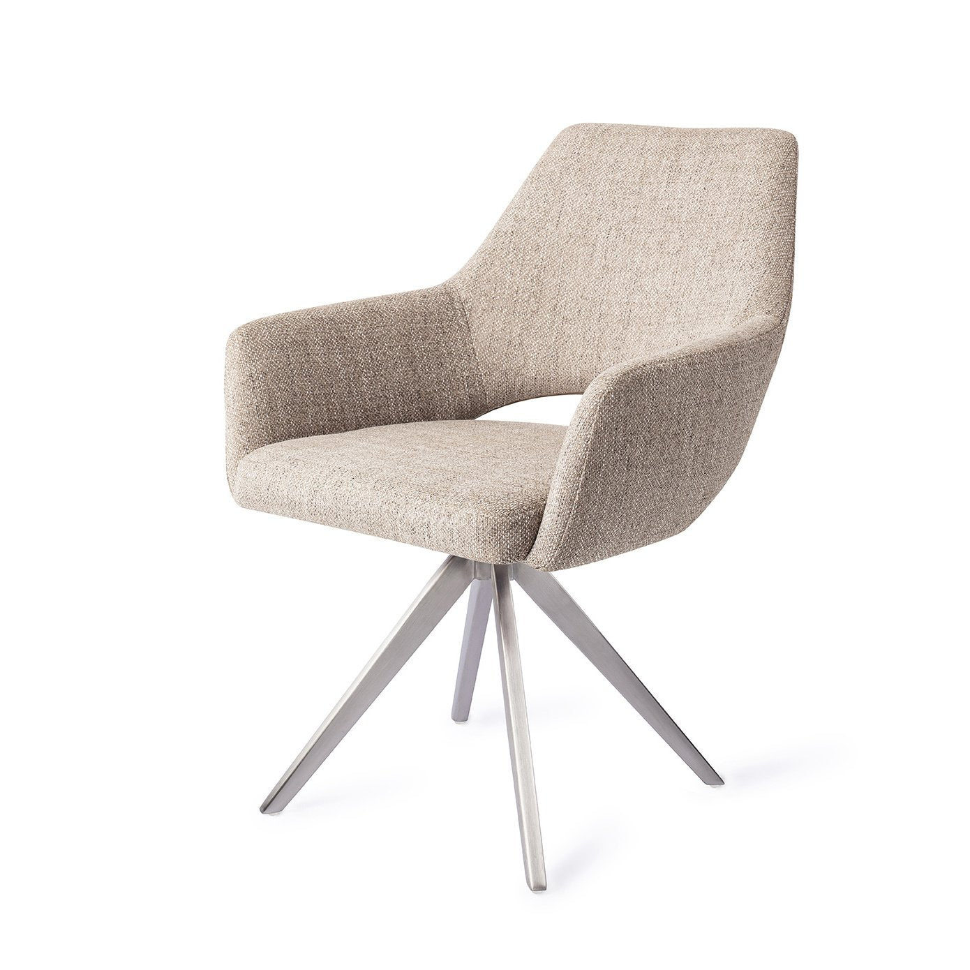 Yanai Eetkamerstoel Turn  Steel - Biscuit Beach