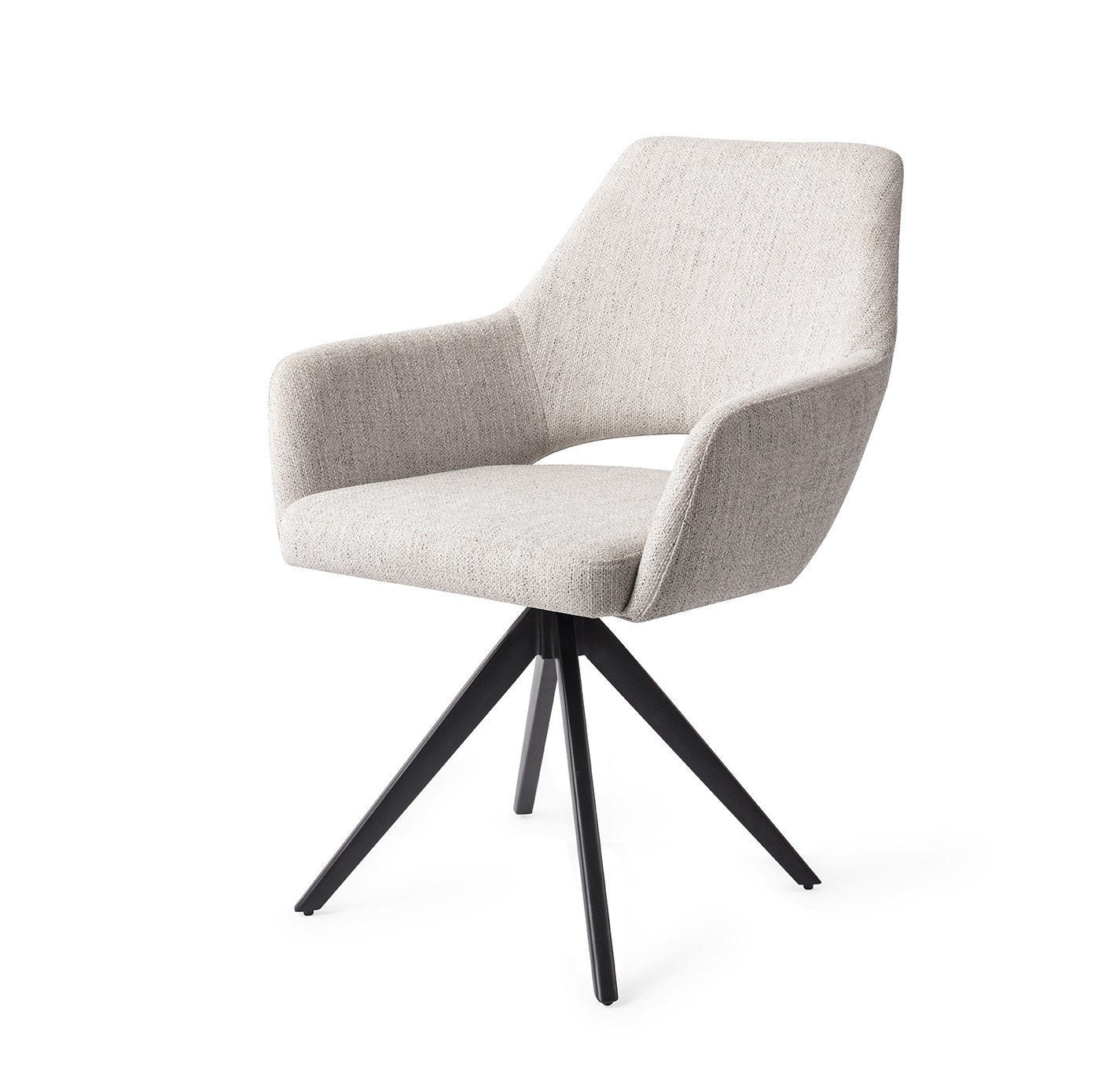 Yanai Eetkamerstoel Turn Black - Pigeon