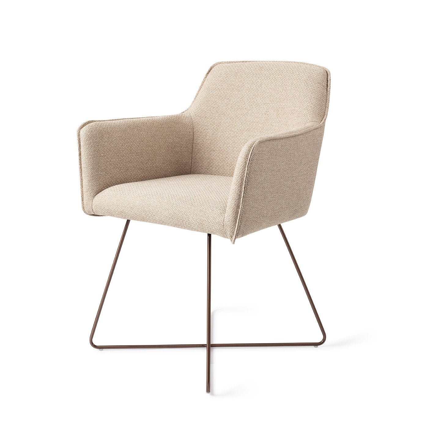 Hofu Eetkamerstoel Cross Rose - Wild Walnut