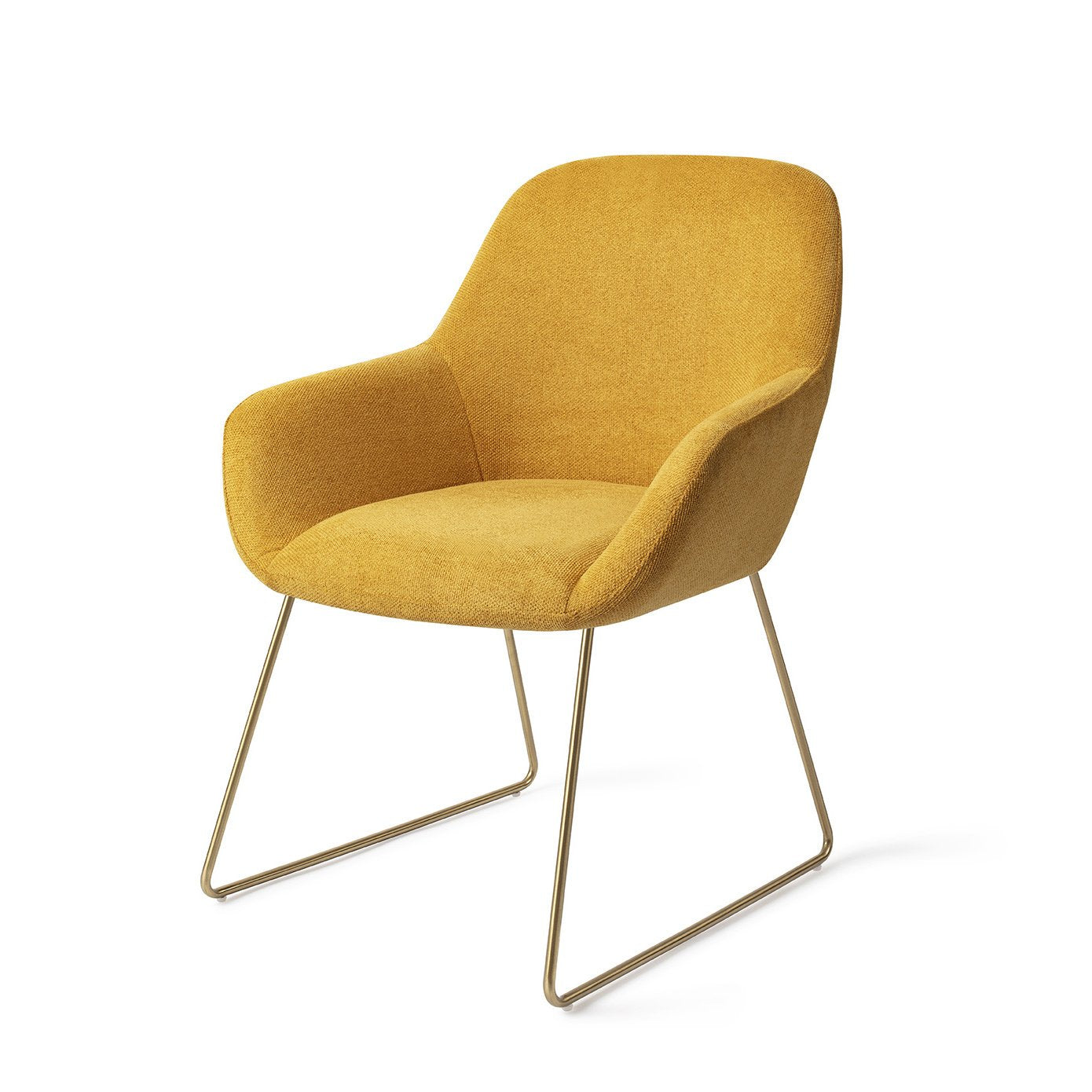 Kushi Eetkamerstoel Slide Gold - Sweet Corn