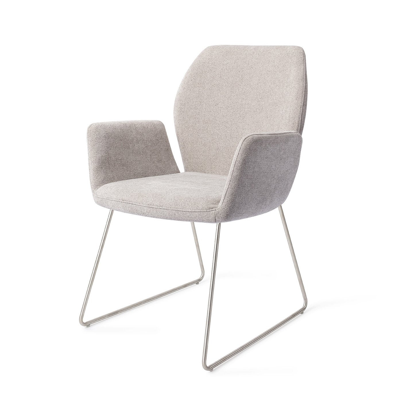 Misaki Eetkamerstoel Slide Steel - Pretty Plaster
